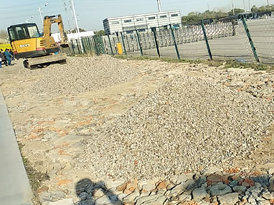 遠景能源葉片工廠路面平整及堆場項目